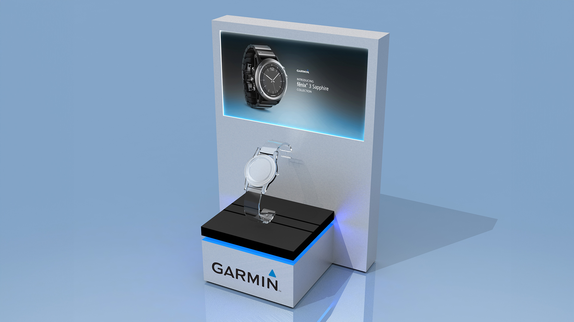Metalen display